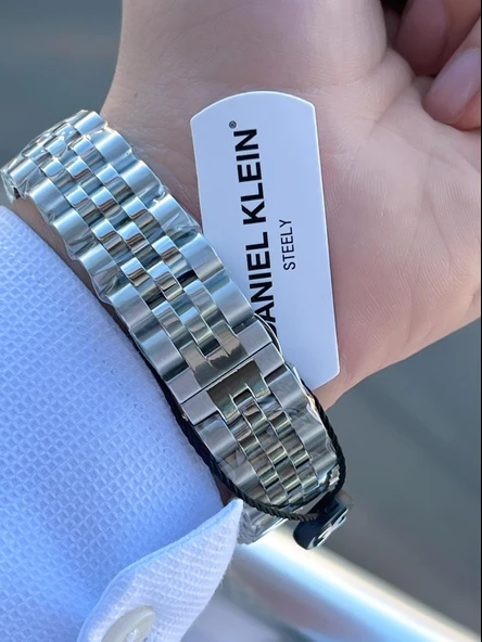 Daniel Klein Takvimli Kadran Rolex Kasa 30 Mt Suya Dayanıklı 2 Yıl Garantili Erkek Kol Saati FG.DK14026.1 - Resim 4