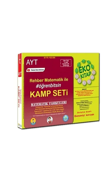 REHBER MATEMATİK YAYINLARI Ayt Matematik Fasikülleri Seti Eko 9 Kitap Fasikül Özel Seti Denemeleri Fosforlu Kalem