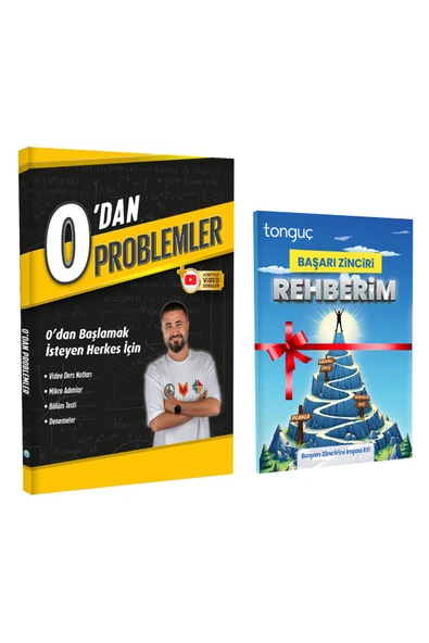 REHBER MATEMATİK YAYINLARI 0'dan Problemler Ve Başarı Zinciri Rehberim Hediyeli