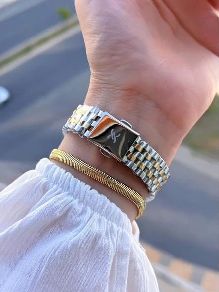 Daniel Klein Özel Kesme Camlı 3 Atm Suya Dayanıklı 2 Yıl Garantili Kadın Kol Saati+Bileklik V.92601.4 - Resim 3