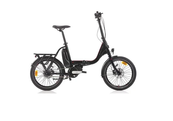 CARRARO E-FLEXI KATLANIR BİSİKLET 460H HD 20 JANT NEX.8 VİTES MAT SİYAH KIRMIZI GRİ ürün görseli 1