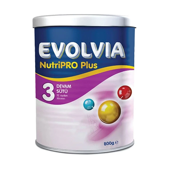 Evolvia Nutripro Plus 3 Devam Sütü 800 gr ürün görseli