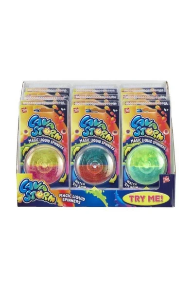 Fun Lava Storm Magic Liquid Spinners Asst