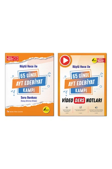 Rüştü Hoca Ile 65 Günde Ayt Edebiyat Video Kamp Ders Notları Ve Soru Bankası (2 KİTAP) - ürün görseli 1