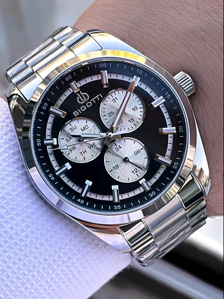 Bigotti Özel Kutulu Nişan Ve Damat Saati 2 Yıl Garantili İç Fonksiyonları Aktif Erkek Kol Saati XB02 ürün görseli