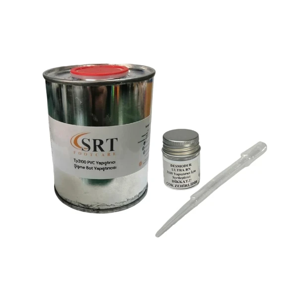 SRTFOOTCARE TP3100 PVC Yapıştırıcı ve DESMODUR ULTRA RN Sertleştirici (Şişme Bot Yapıştırıcısı) - Resim 3