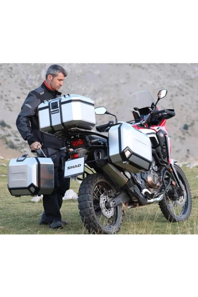 Shad Motosiklet Çanta - Topcase - Tr48 Terra Alüminyum Çanta D0Tr48100 - 7
