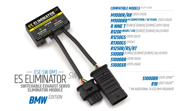 Healtech Ese-Sw-Bm1 2023-2025 BMW R 1300 GS Uyumlu Değiştirilebilir Egzoz Servo Modülü - Resim 4