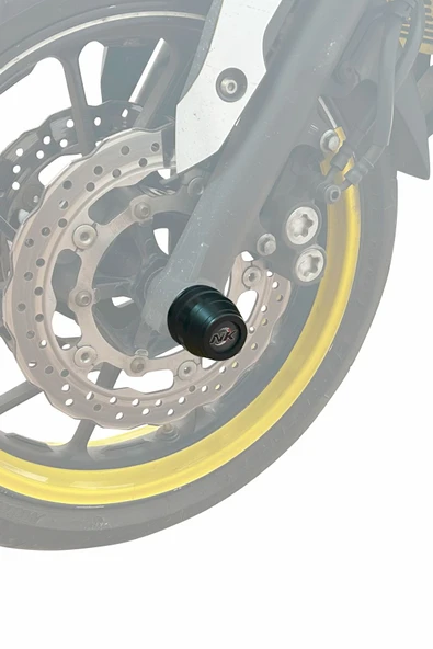 NK MOTORS Yamaha MT-07 2014-2024 Uyumlu Ön Arka Aks Koruma Takoz Seti - 8