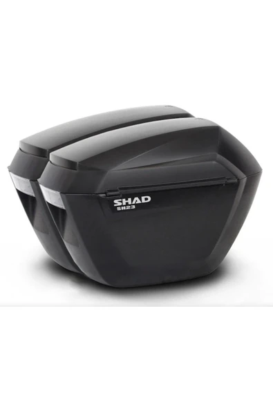 Shad Motosiklet Çanta - Topcase - Sh23 Yan Çanta Seti Siyah 23Lt