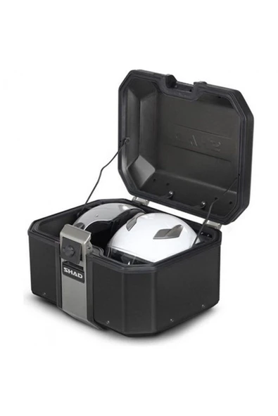 Shad Motosiklet Çanta - Topcase - Shad Tr48 Terra Black Edition Alüminyum Arka Çanta 48Lt