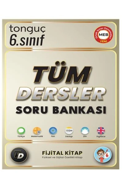 Tonguç Yayınları 6. Sınıf Tüm Dersler Soru Bankası