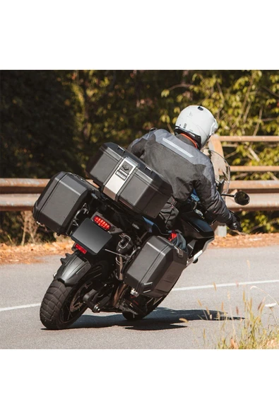 Shad Motosiklet Çanta - Topcase - Terra Tr55 Alüminyum Çanta Siyah Black - 5