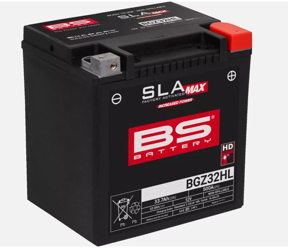 Bs BGZ32HL Sla Max 2015-2021 Harley-Davidson Ultra Limited Low Uyumlu Akü