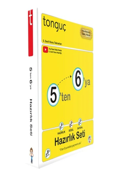 Tonguç Yayınları 5'ten 6'ya Hazırlık Seti - Tüm Dersler - Tonguç Yayınları - Resim 2
