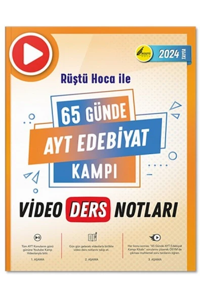 Rüştü Hoca Ile 65 Günde Ayt Edebiyat Video Kamp Ders Notları Ve Soru Bankası (2 KİTAP) - - Resim 3