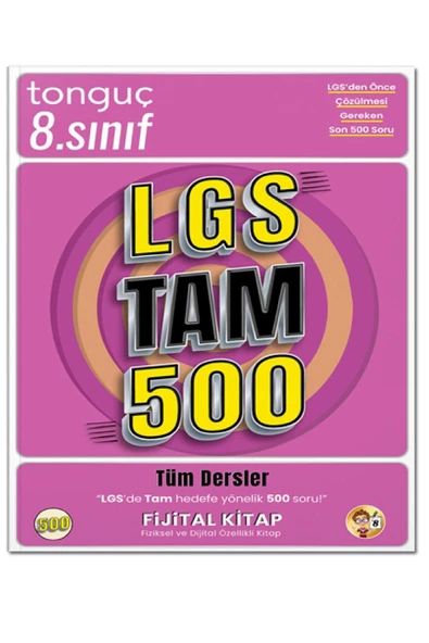 Tonguç Yayınları 8. Sınıf Lgs Tam 500 Soru Bankası Tüm Dersler -