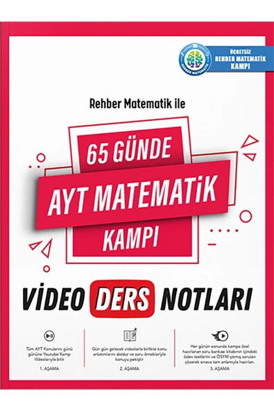 REHBER MATEMATİK YAYINLARI 65 Günde AYT Matematik Video Ders Notları