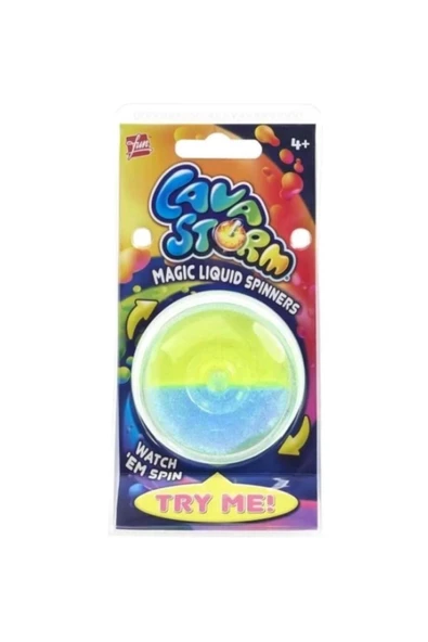 Fun Lava Storm Magic Liquid Spinners Asst - 3