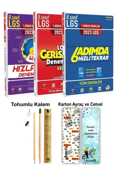 Tonguç Yayınları 8. Sınıf 1. Dönem Deneme ve Hızlı Tekrar