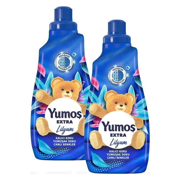Yumoş Extra Lilyum Konsantre Çamaşır Yumuşatıcı 2 x 1,44 lt + Demstar Mikrofiber Bez ürün görseli