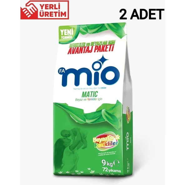 Mio Matik Beyazlar & Renkliler 9 kg ürün görseli