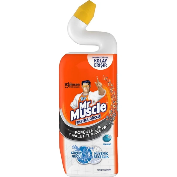Mr Muscle Köpüren Jel Tuvalet Temizleyici Marine 750ML ürün görseli