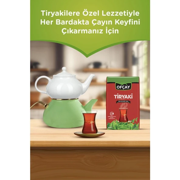 Ofçay Tiryaki Dökme Siyah Çay 1000gr X 6 - Resim 2