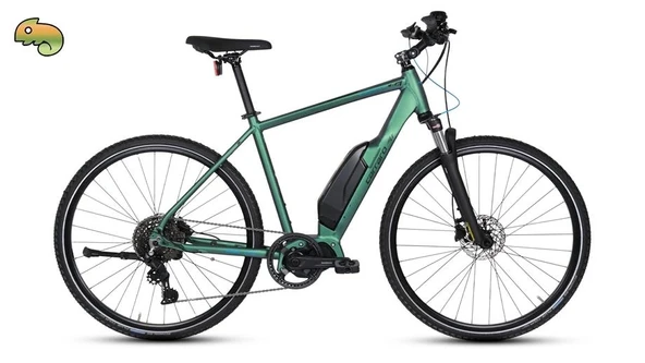 CARRARO E-SPORTIVE 6.6 ERKEK ŞEHİR BİSİKLETİ 520H HD 28 JANT 9 VİTES MAT MAVİ YEŞİL MOR BUKALEMUN SİYAH BEYAZ - 1