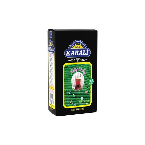 Karalı Karali Çay Hediyelik Dökme Siyah Çay 1 kg ürün görseli