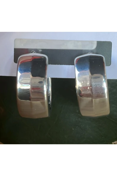 Monalisa Home Gümüş Renk Lüks Gösterişli Küpe ürün görseli 1