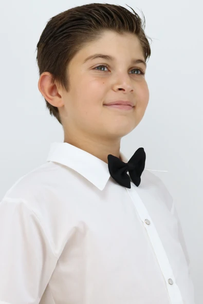 Erkek Çocuk Milano Papyonlu Alt Üst Takım 23 Nisan 29 Ekim 10 Kasım 19 Mayıs Gösteri Kıyafetleri - Resim 4