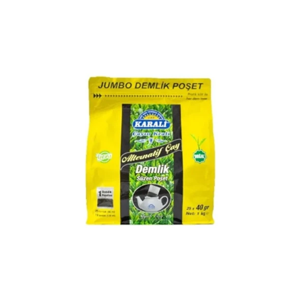 Karali Çay Karali Alternatif Demlik Poşet Çay 25X40 gr 1kg ürün görseli