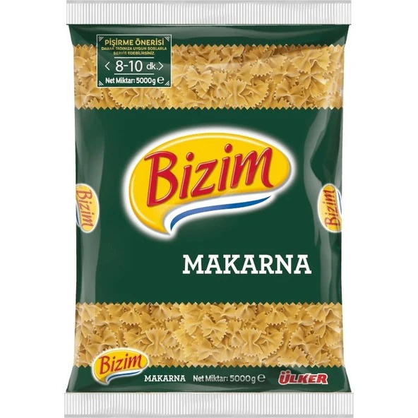 Bizim Makarna Kelebek 5 kg ürün görseli