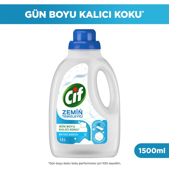 Cif Zemin Temizleyici Beyaz Sabun 1500 ml - Resim 2