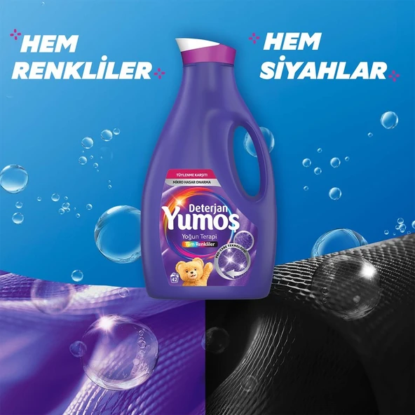 Yumoş Sıvı Deterjan Yoğun Terapi Tüm Renkliler İçin 2520 ml - Resim 4