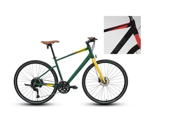 CARRARO SPORTIVE 328C ERKEK ŞEHİR BİSİKLETİ 480H HD 28 JANT 18 VİTES MAT SİYAH KIRMIZI ürün görseli