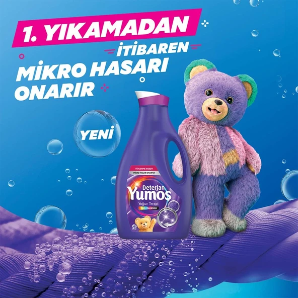 Yumoş Sıvı Deterjan Yoğun Terapi Tüm Renkliler İçin 2520 ml - Resim 3