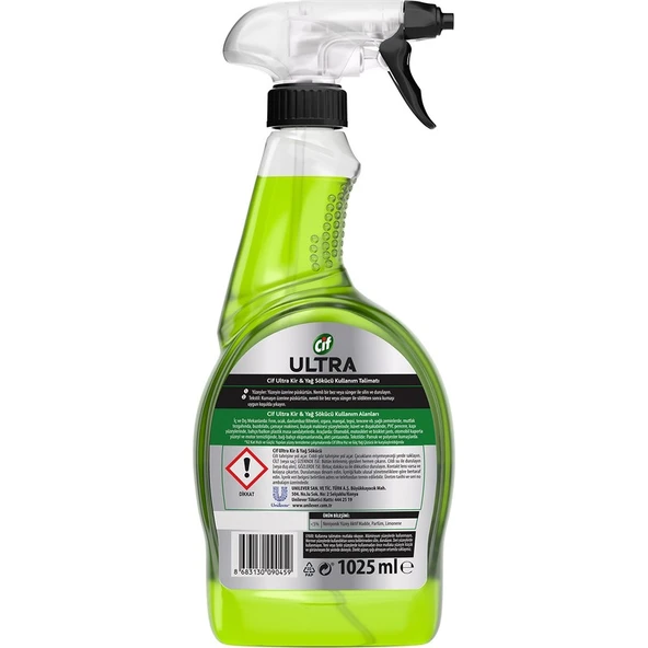 Cif Ultra Anında Etki Kir ve Yağ Çözücü 1025 ml - Resim 4