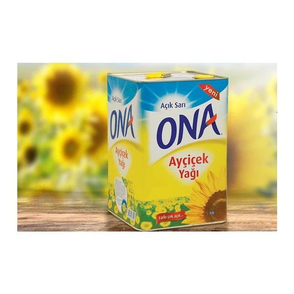 Ona Ayçiçek Yağı 18 lt - Resim 2