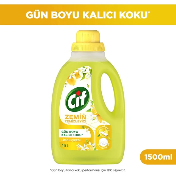 Cif Zemin Temizleyici Limon Çiçeği 1500 ml ürün görseli