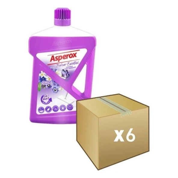 Asperox Bahar Esintisi Menekşe ve Yasemin Yüzey Temizleyici 2,5 Lt X6 ürün görseli