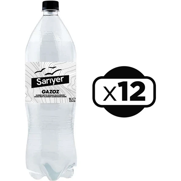 Sarıyer Gazoz 1 lt 12'li ürün görseli