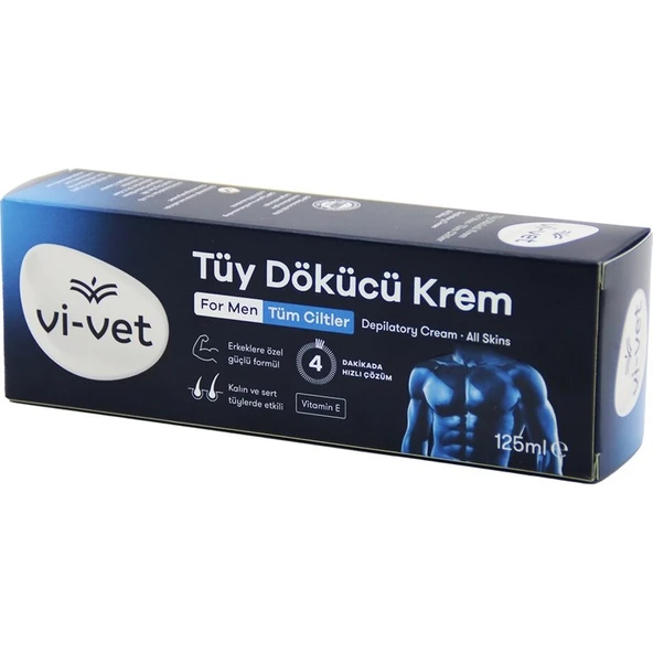 Vi-Vet Bay Tüy Dökücü Krem 125ML ürün görseli