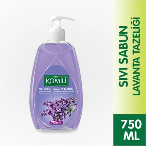 Komili Sıvı Sabun Lavanta Tazeliği 750 ml ürün görseli