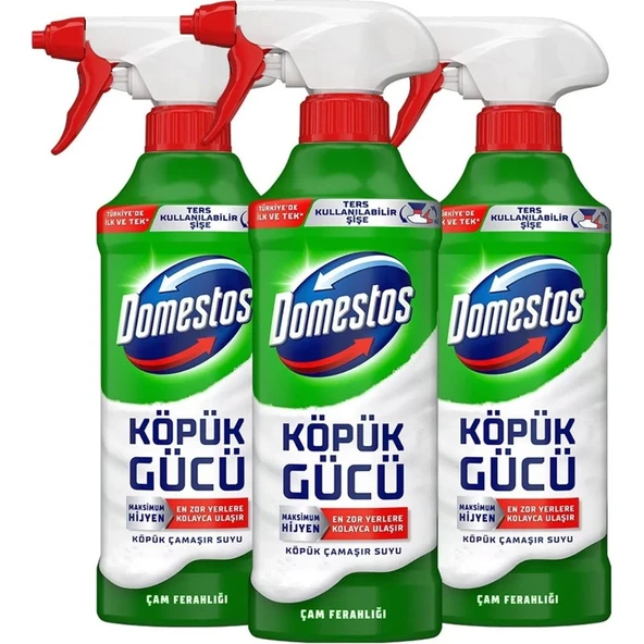 Domestos Köpük Gücü Köpük Çamaşır Suyu Çam Ferahlığı 450 ml x3 - Resim 2