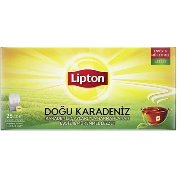 Lipton Doğu Karadeniz Bardak Poşet Çay 25'li ürün görseli