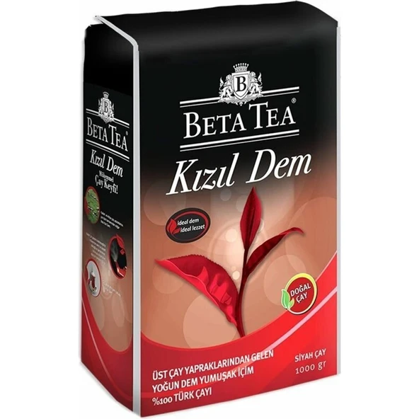 Beta Tea Beta Kızıl Dem Türk Çayı 1 kg - Resim 2