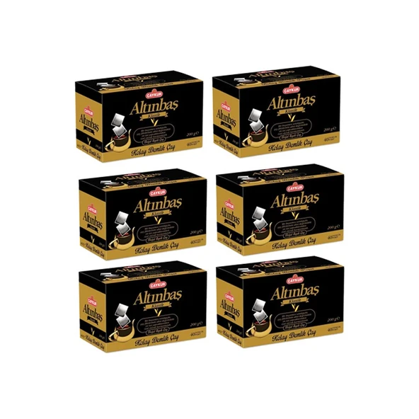 Çaykur Altınbaş Demlik Poşet Çay 200 gr X6 ürün görseli