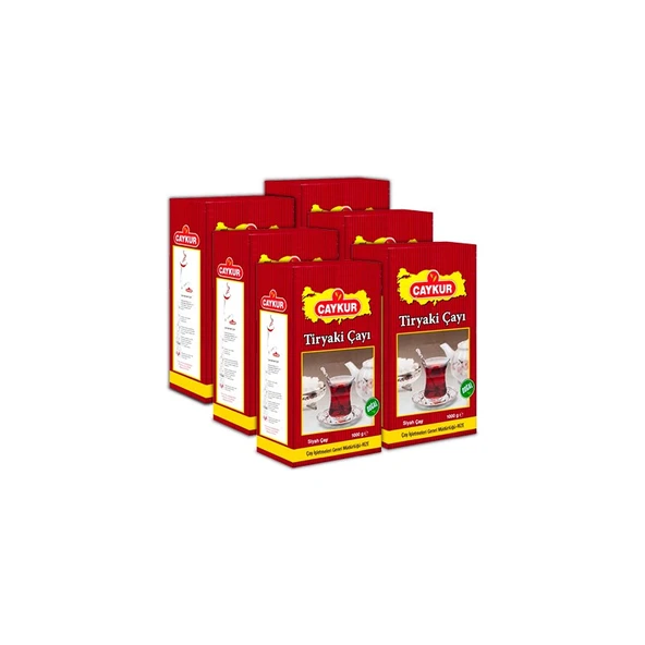 Çaykur Tiryaki Çay 1000GR x 6 Adet ürün görseli